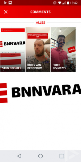 BNNVARA app reacties