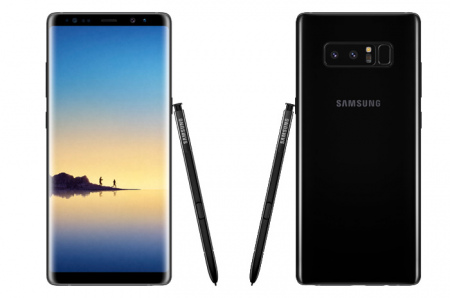 Samsung Galaxy Note 8 loopt vast