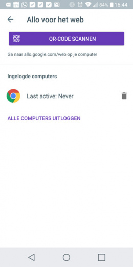 Google Allo Web Android