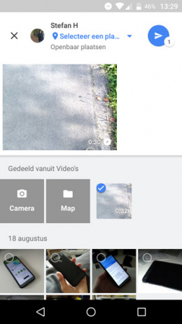 Google Maps video