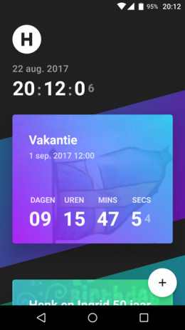 Hurry app countdown