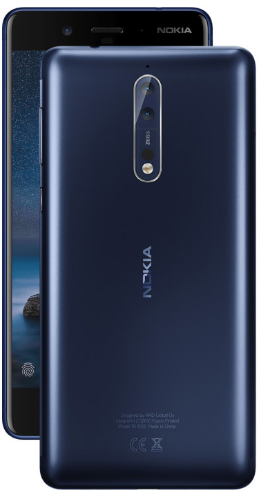 Nokia 8 Tempered Blue