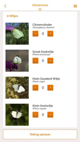 Vlindertelling 2017 app