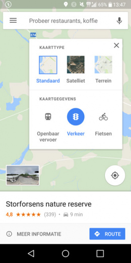 Google Maps lagen