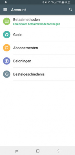 Google Play Family Nederland