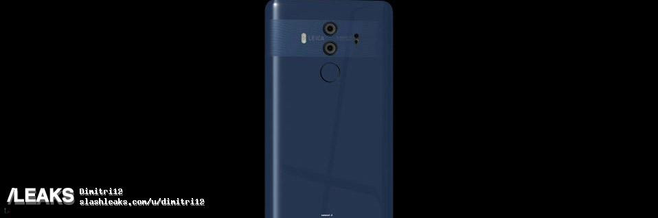 Huawei Mate 10 blauw reclame