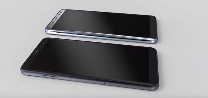 Samsung Galaxy A5 (2018) en A7 (2018) laten zich zien in nieuwe renders