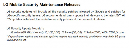 LG G4 beveiligingsupdate