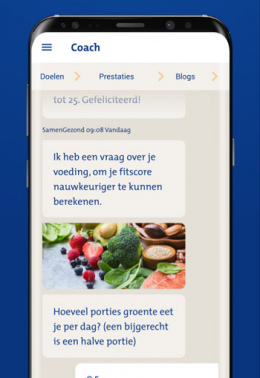 Menzis SamenGezond app