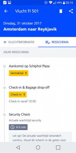 Schiphol app 6.0