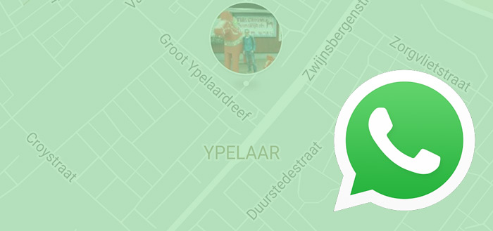 whatsapp locatie