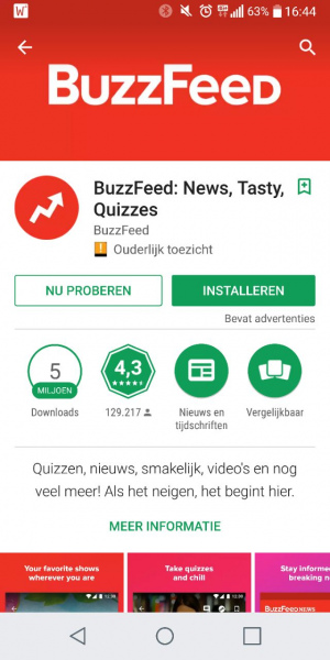 Instant app Nu Proberen