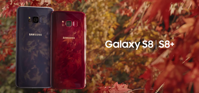 Samsung Galaxy S8 komt in kleur ‘Burgundy Red’ en ziet er erg strak uit