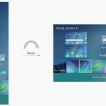 Galaxy X prototype interface screenshots