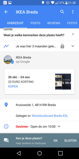 Google Maps 9.66 posts