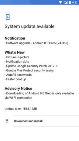 Nokia 8 Android 8.0 Oreo