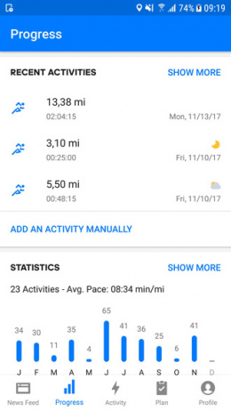 Runtastic 8.0