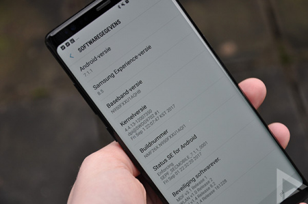 Samsung Galaxy Note 8 update