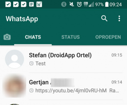 WhatsApp storing 3 november 2017