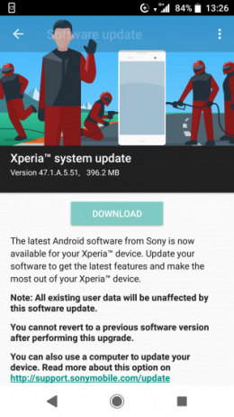 Xperia XZ1 november update