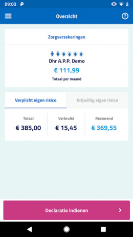 Zilveren Kruis app