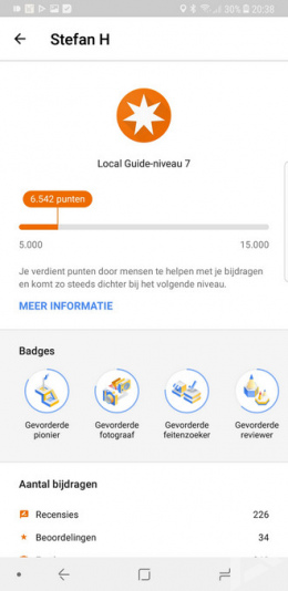 Google Maps badges