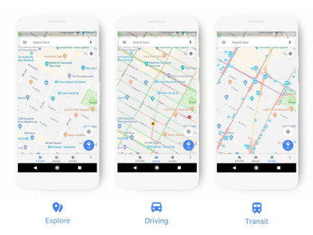 Google Maps nieuw design