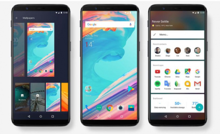 OnePlus 5T interface