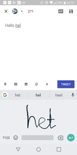 Gboard 6.8.8 handschrift