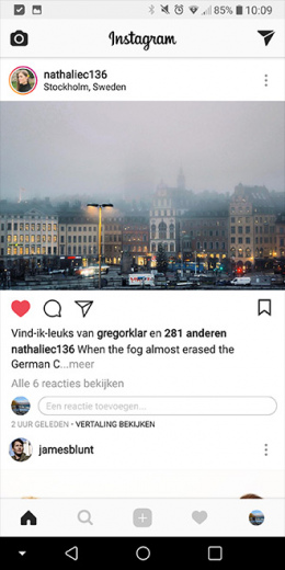 Instagram inline comments