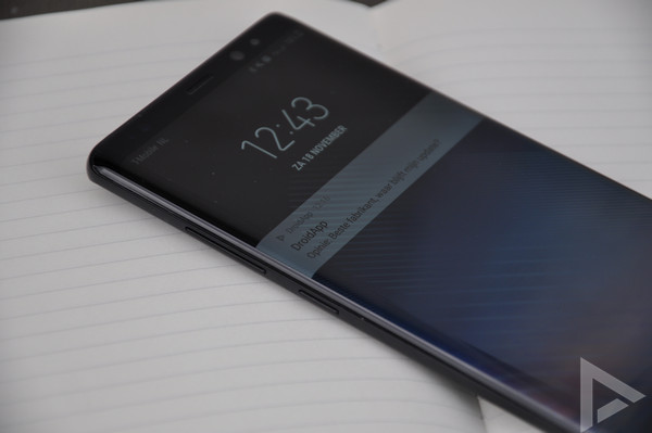 Samsung Galaxy Note 8 lockscreen