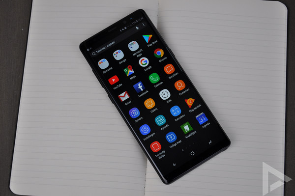 Samsung Galaxy Note 8 menu
