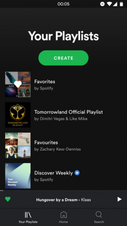 Spotify app design