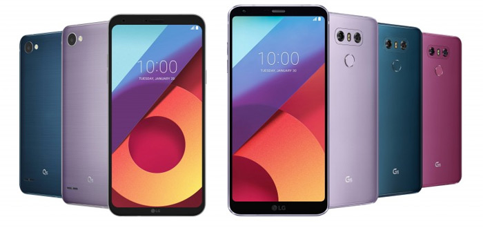 LG Q6 G6 kleuren