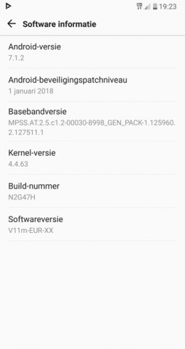 LG V30 beveiligingsupdate januari 2018