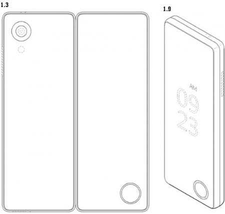 LG opvouwbare smartphone patent