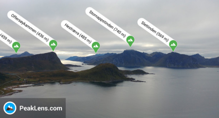 PeakLens app