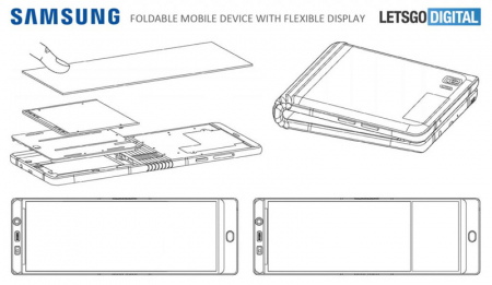 Samsung patent opvouwbare smartphone