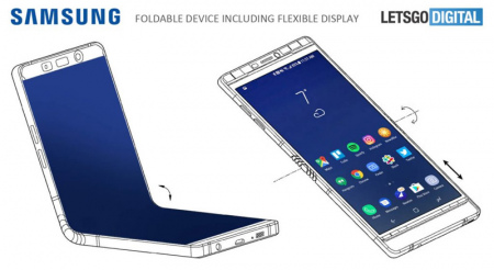 Samsung patent opvouwbare smartphone