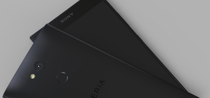 Nieuwe Sony Xperia L2 met afgeronde achterkant te zien in renders