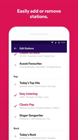 Spotify Stations app