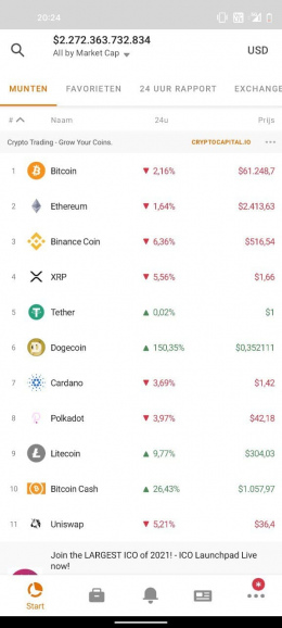 Coinstats app