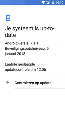 nokia 3 beveiligingsupdate januari 2018