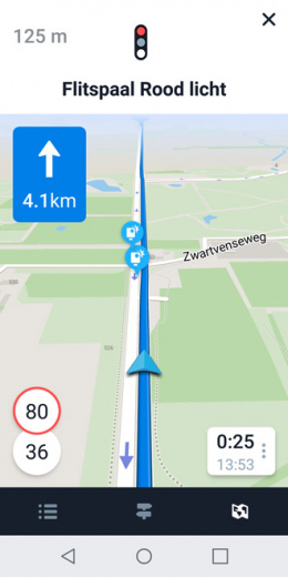 Flitsmeister navigatie