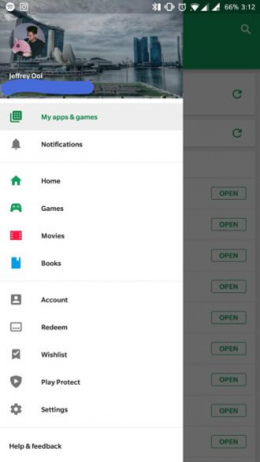 Google Play Store mijn notificaties