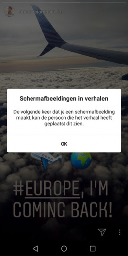 Instagram Schermafbeelding