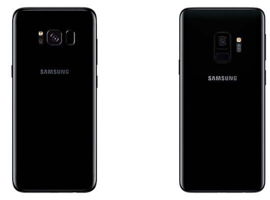 Samsung Galaxy S8 S9 achter