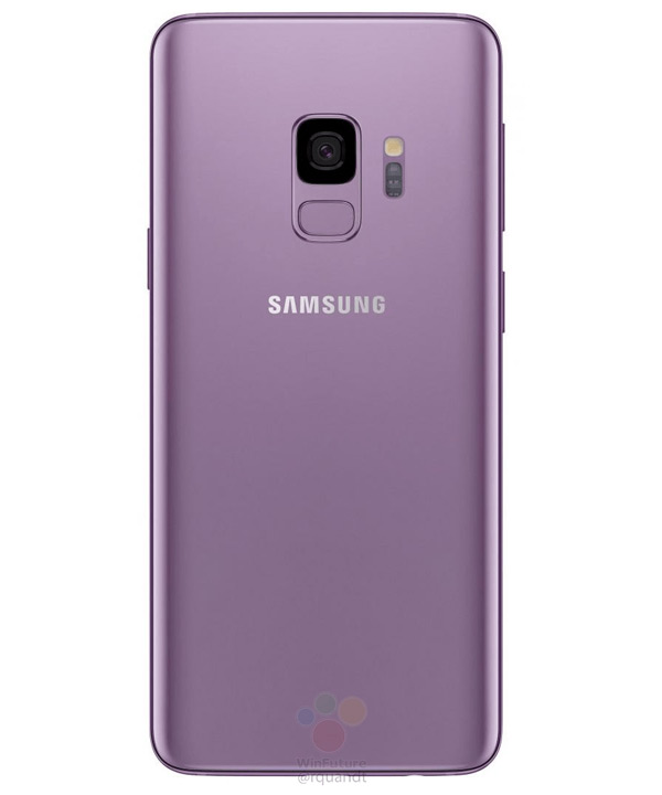 Samsung Galaxy S9 lilac purple achter