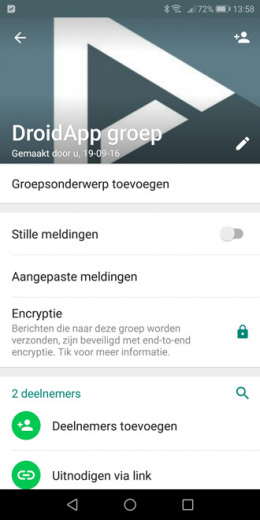 WhatsApp groepsonderwerp