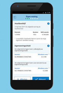 Belastingaangifte app